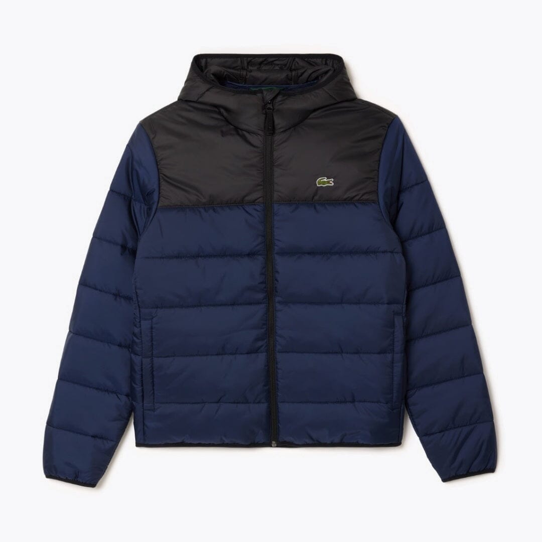 LC Water-Repellent Quilted Puffed Jacket Lacoste Luxvian Navy Blue S 