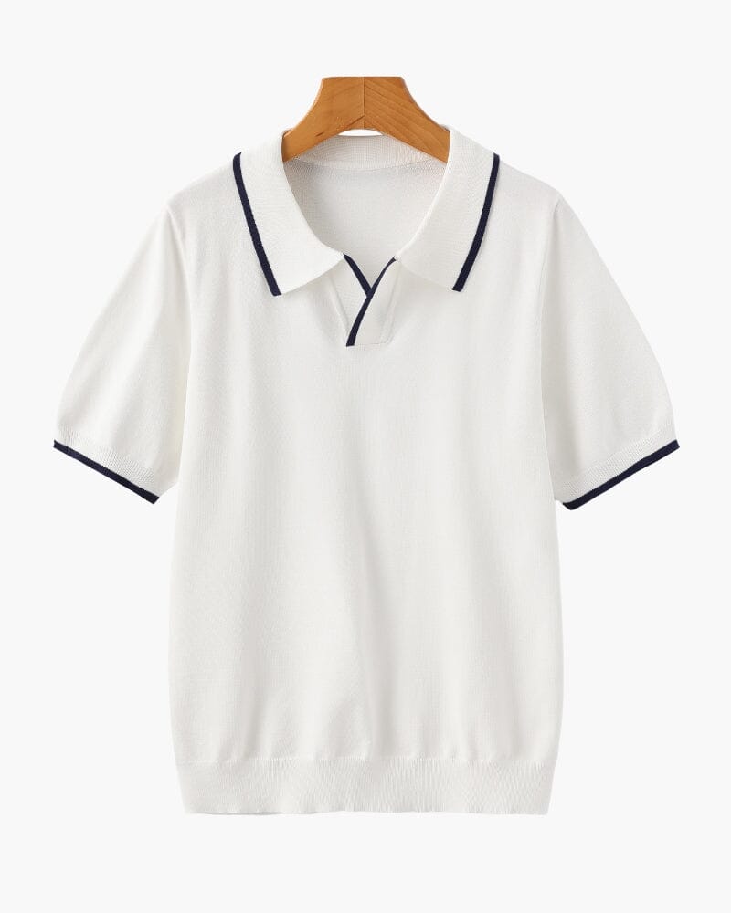 Monaco Edge Polo Luxvian Weiß XS 
