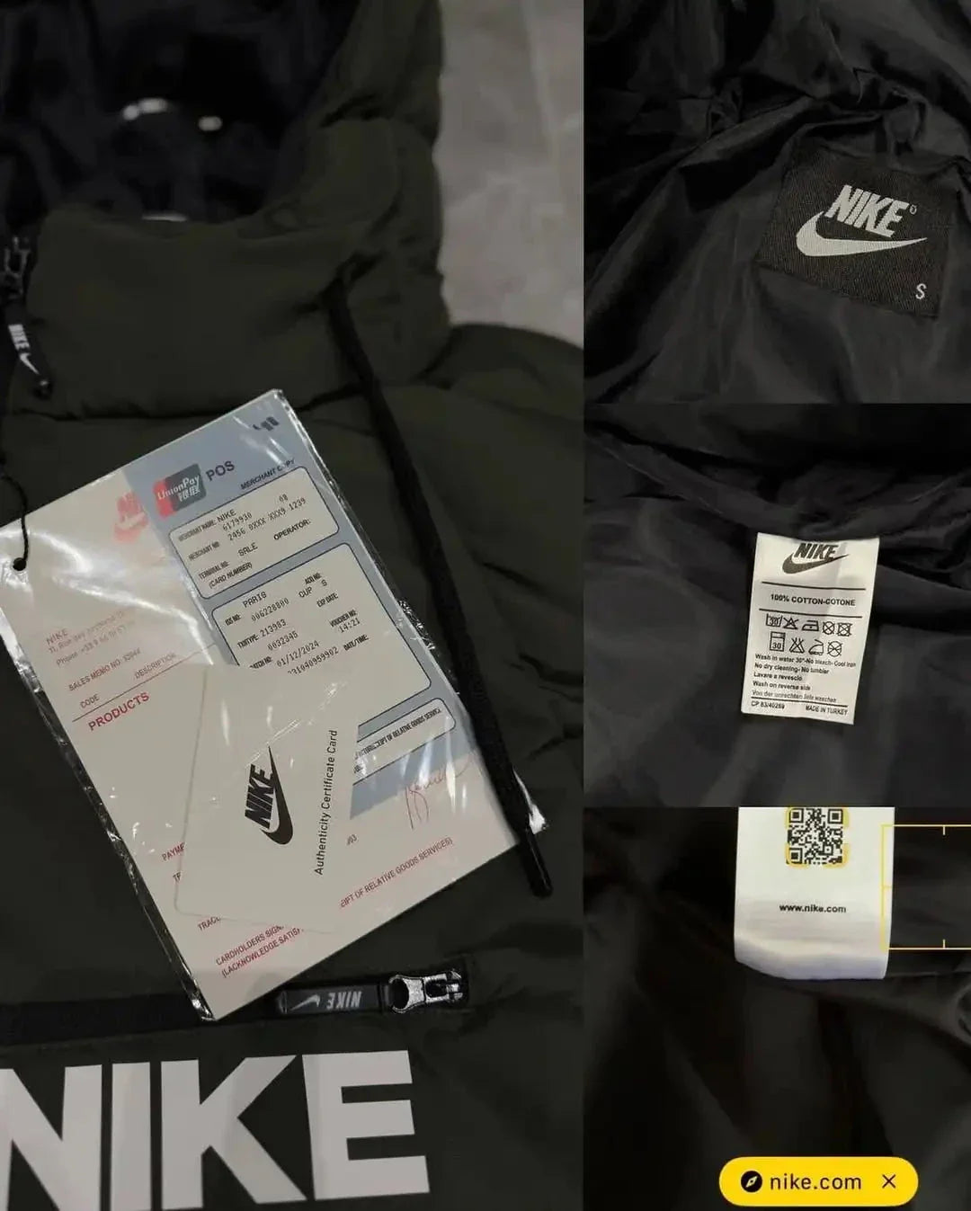 NK Men's Winter Jacket 3 Colors Nike Aurev 