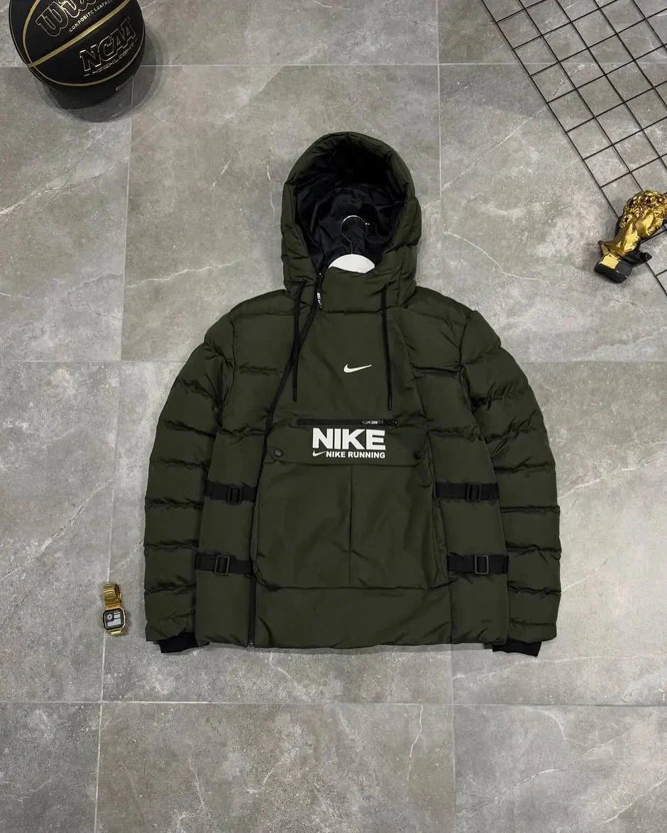 NK Men's Winter Jacket 3 Colors Nike Luxvian Green S 