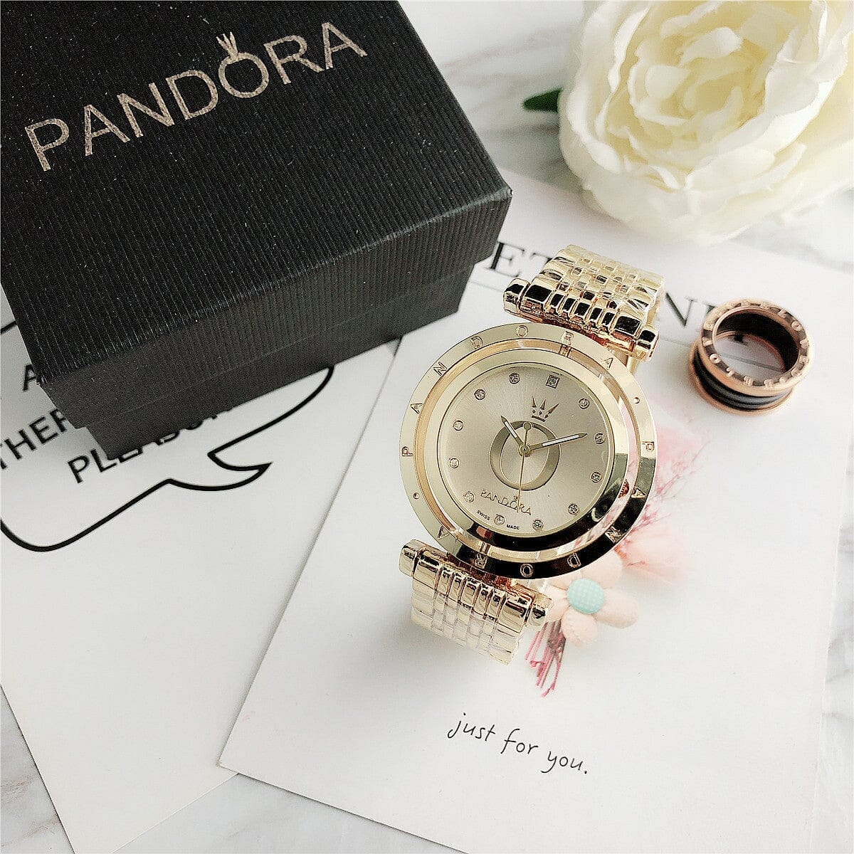 P A N D O R A Moments Glamour Pandora Montevaro Gold 