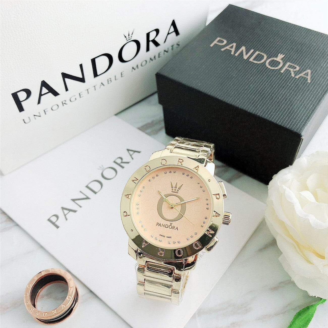 P A N D O R A Valentine's Pandora Montevaro Gold 