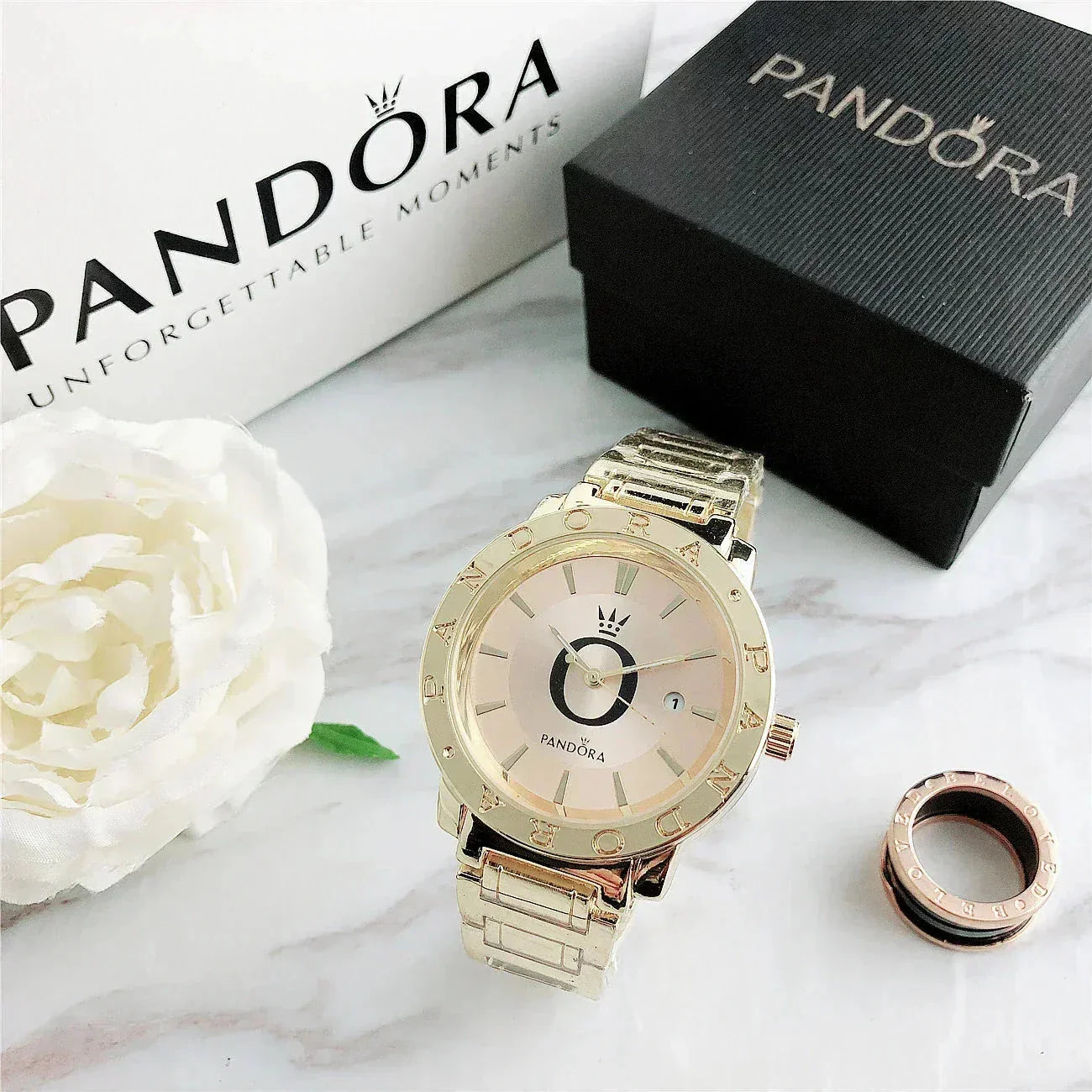 P A N D O R A Wristwatch Glamour Pandora Aurev Gold 
