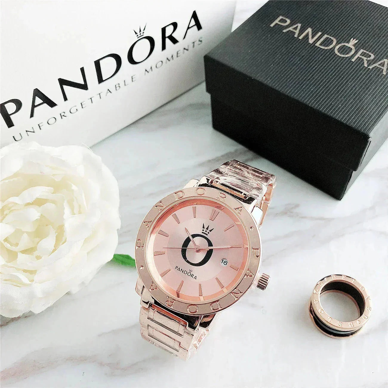 P A N D O R A Wristwatch Glamour Pandora Luxvian Rose 