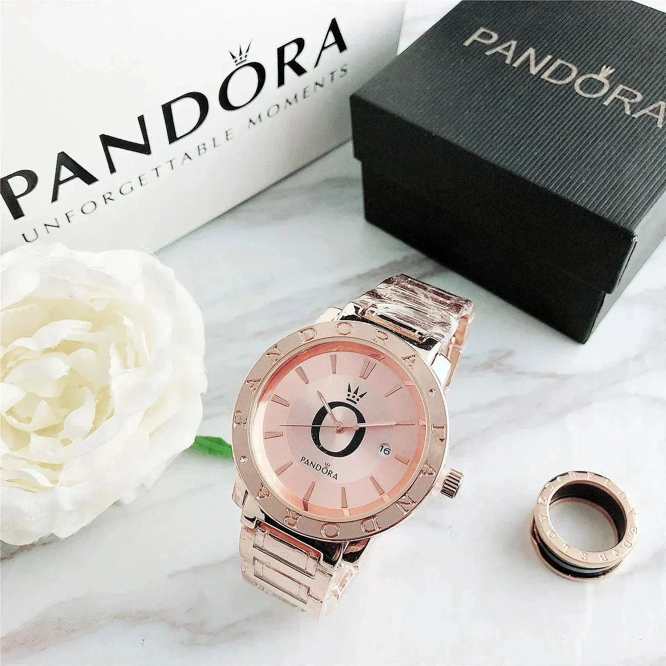 P A N D O R A Wristwatch Glamour Pandora Montevaro Rose 