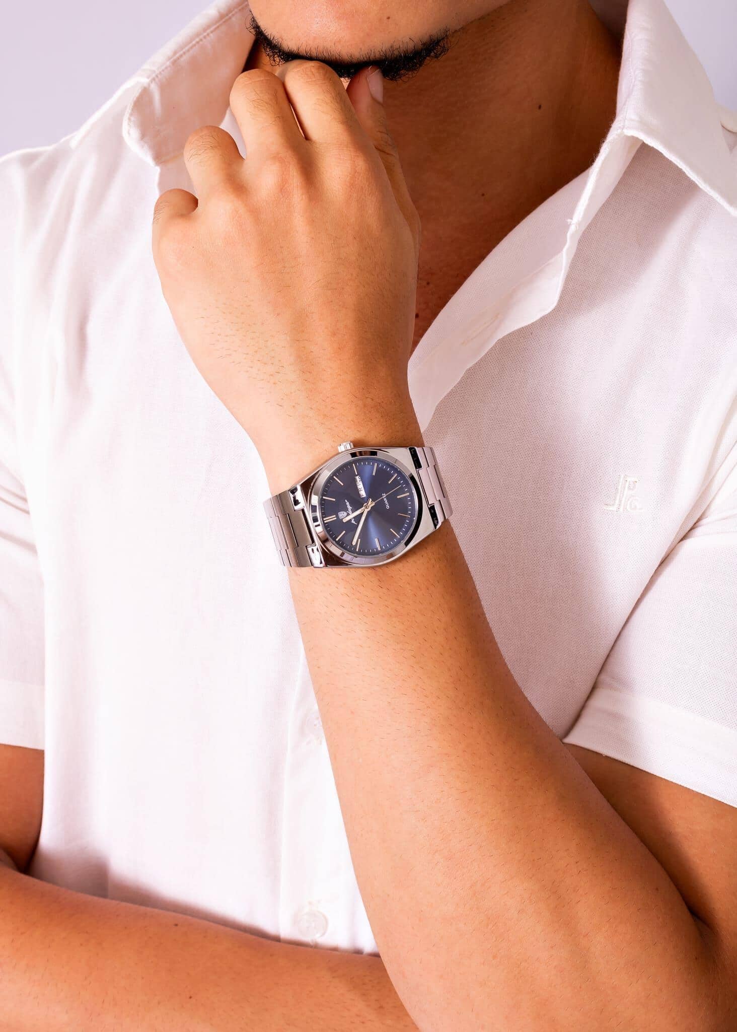 POEDAGAR Essenza 40mm Watch - Water Resistant | Stainless Steel Poedagar Aurev 