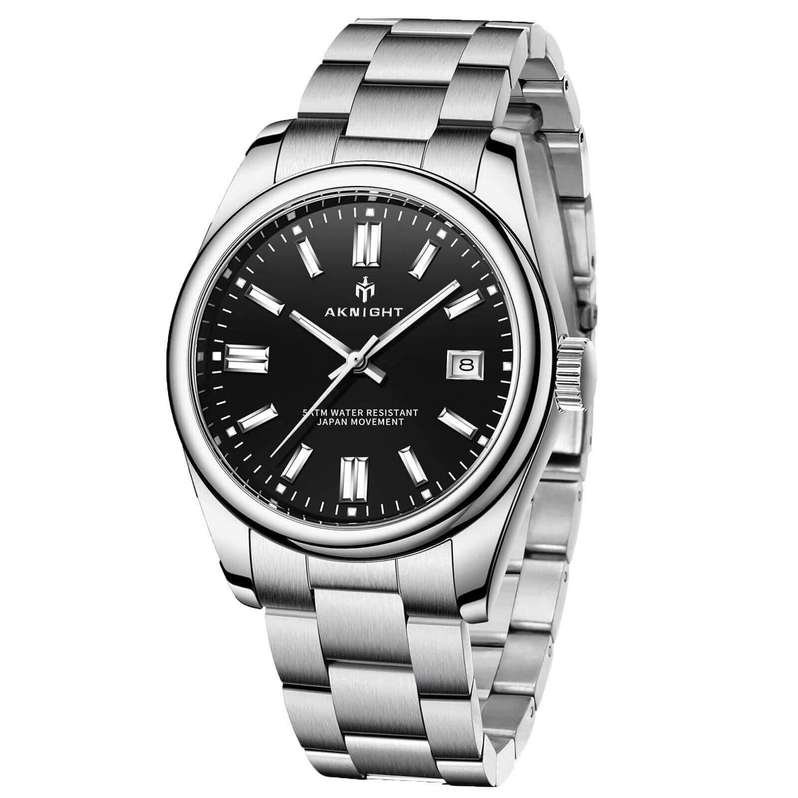 POEDAGAR Watch Aknight Poedagar Luxvian Black 