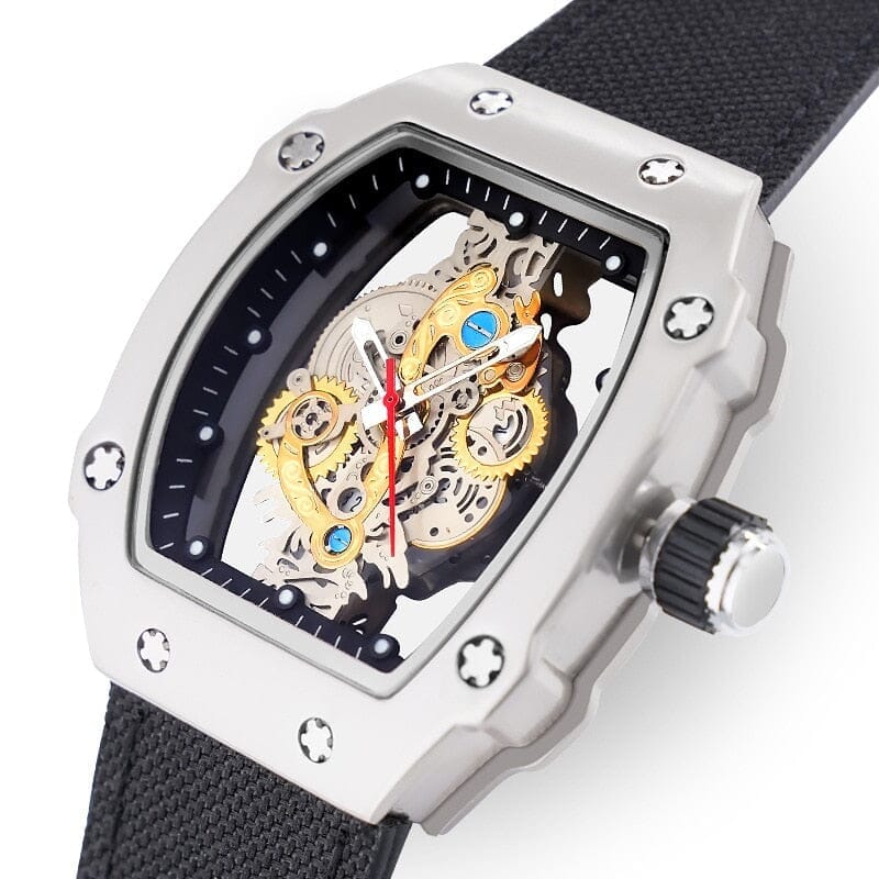 POEDAGAR Watch Skeleton Mech Poedagar Luxvian 