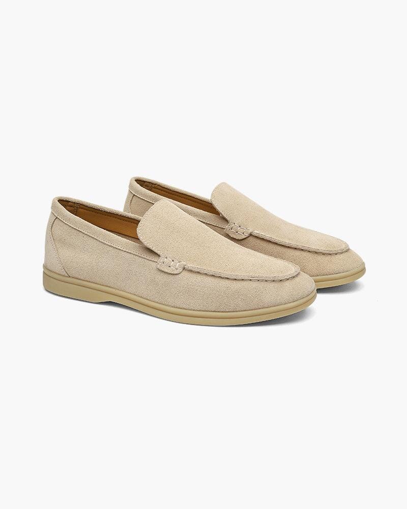 Premium Wildleder Slipper Aurev Beige US 6 