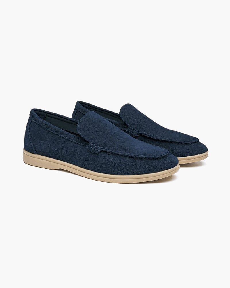 Premium Wildleder Slipper Montevaro Marineblau US 6 