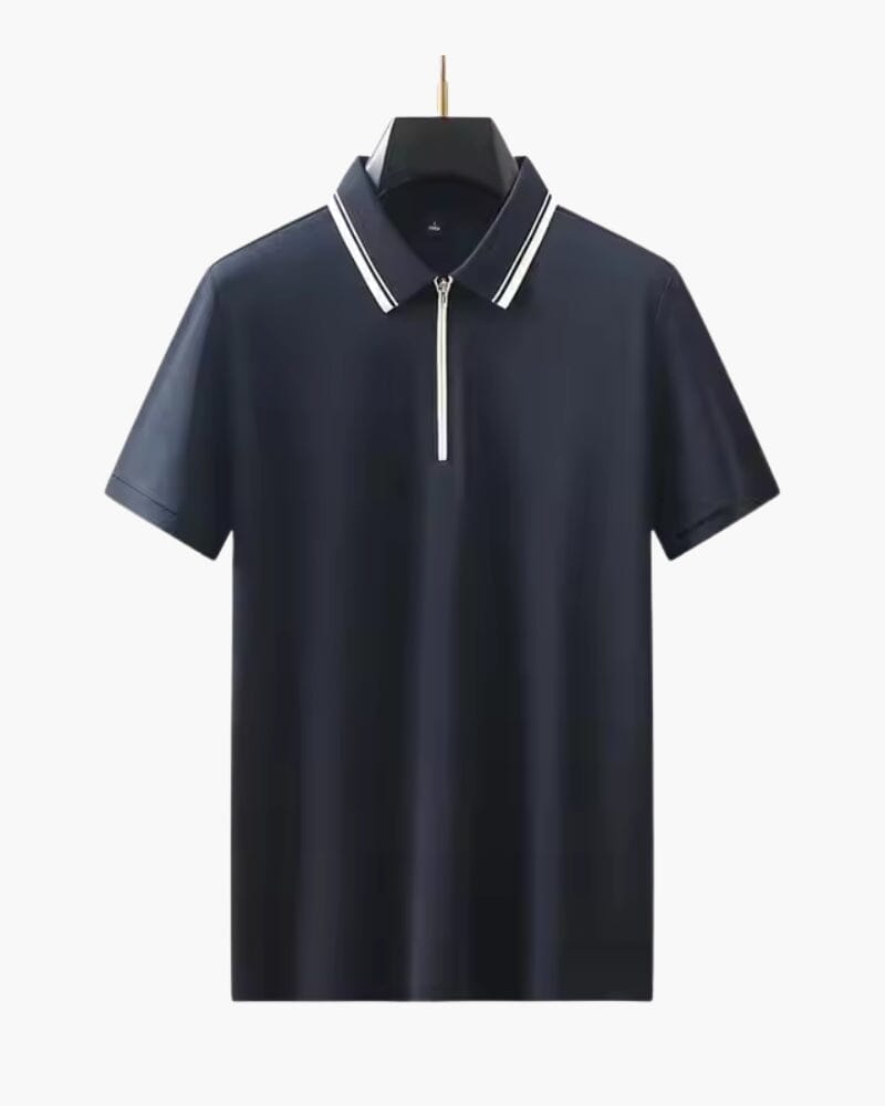Ridgeway Zip Polo Luxvian Marineblau XS 