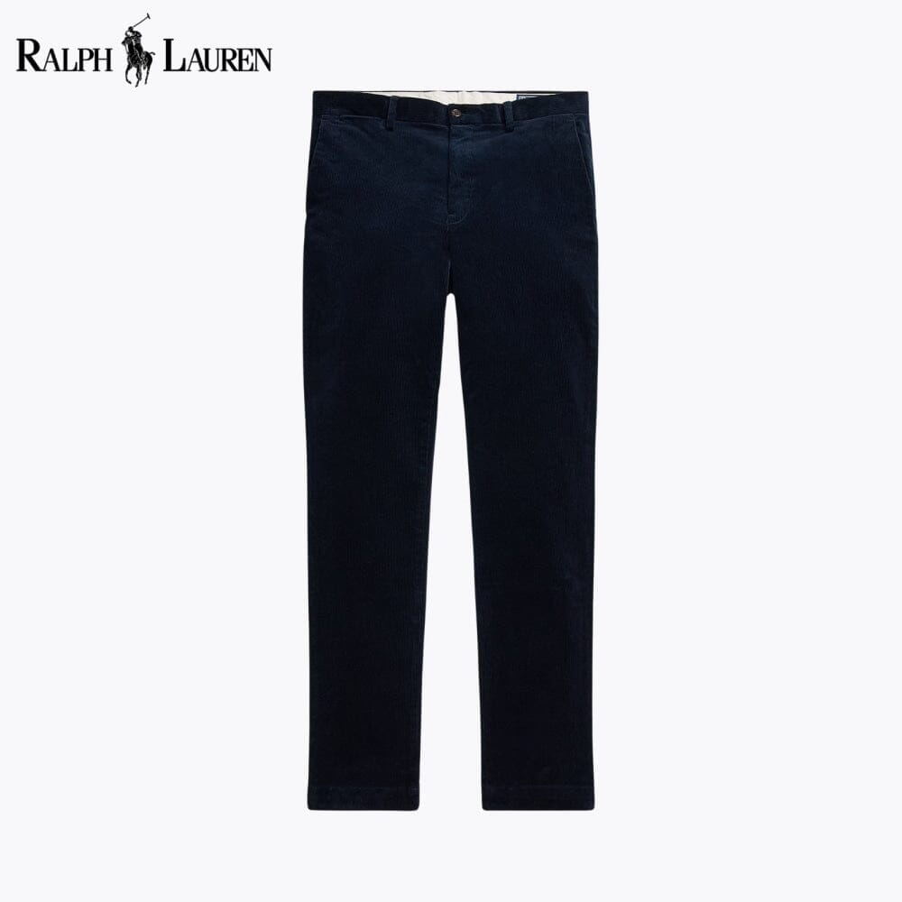 RL Andover Slim Fit Stretch Corduroy Pant Ralph Lauren Luxvian Blue Navy 28 