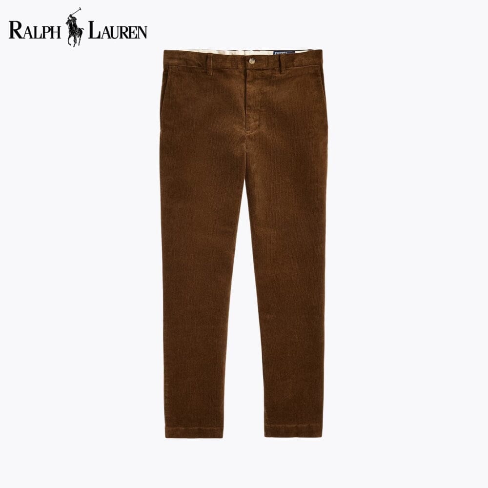 RL Andover Slim Fit Stretch Corduroy Pant Ralph Lauren Luxvian Modern Traveler Tan 28 