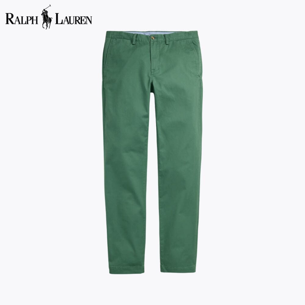 RL Bedford Washed Chino Trouser Ralph Lauren Montevaro Green 28 