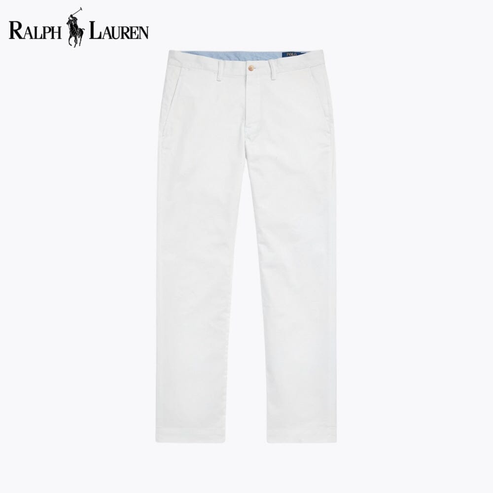 RL Bedford Washed Chino Trouser Ralph Lauren Montevaro White 28 