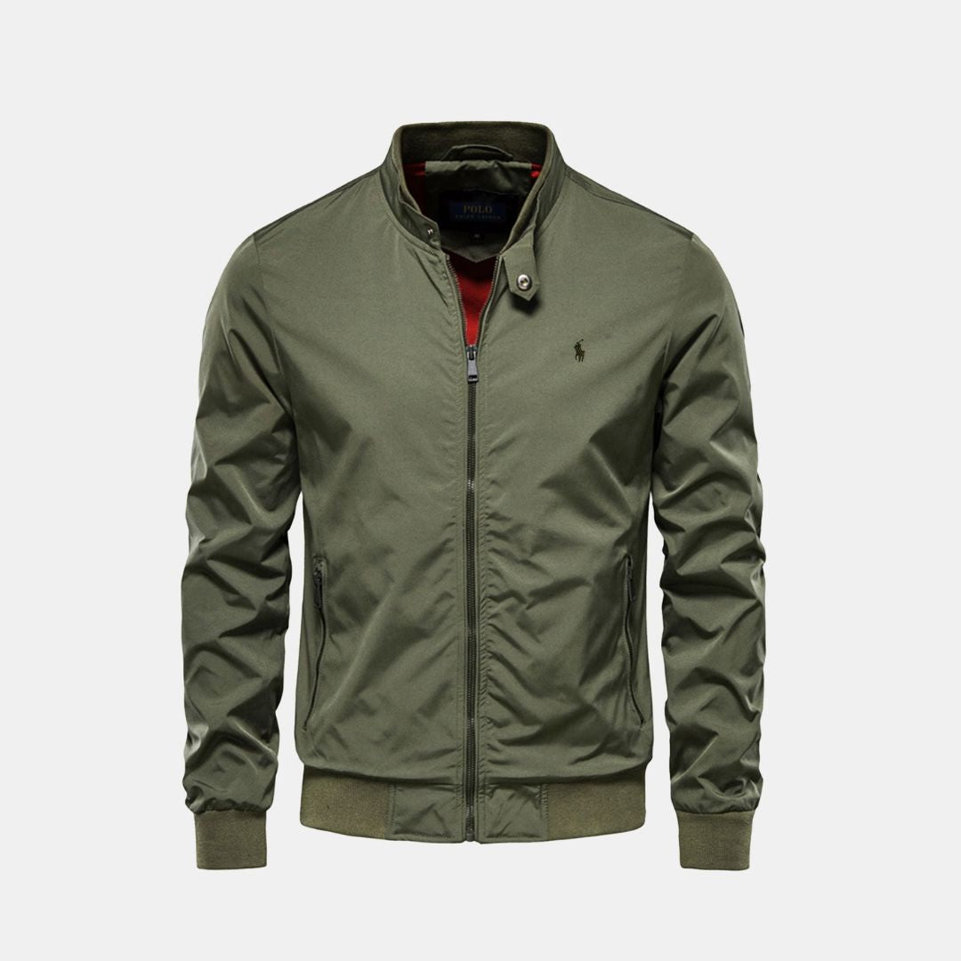 RL Bomber Jacket (CLEARANCE) Ralph Lauren Luxvian Khaki Green M 