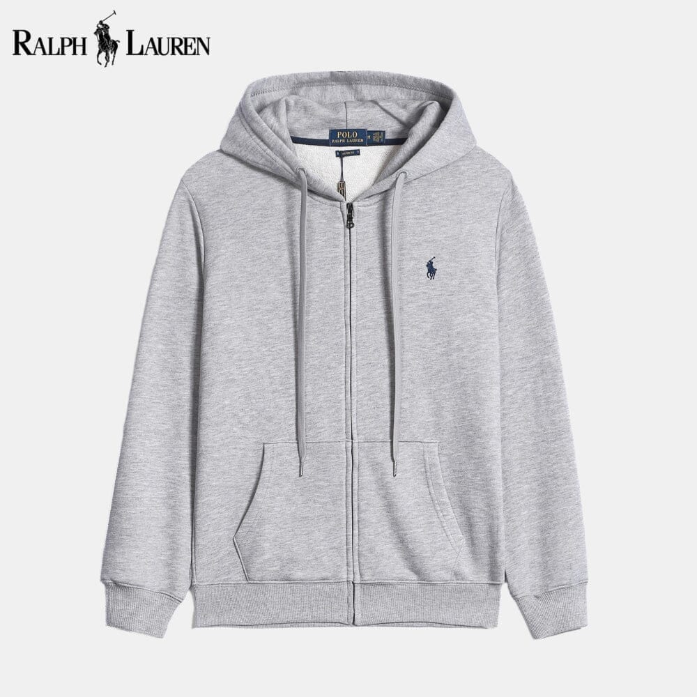 RL Classic Essential Cotton Hoodie Ralph Lauren Montevaro Grey S 
