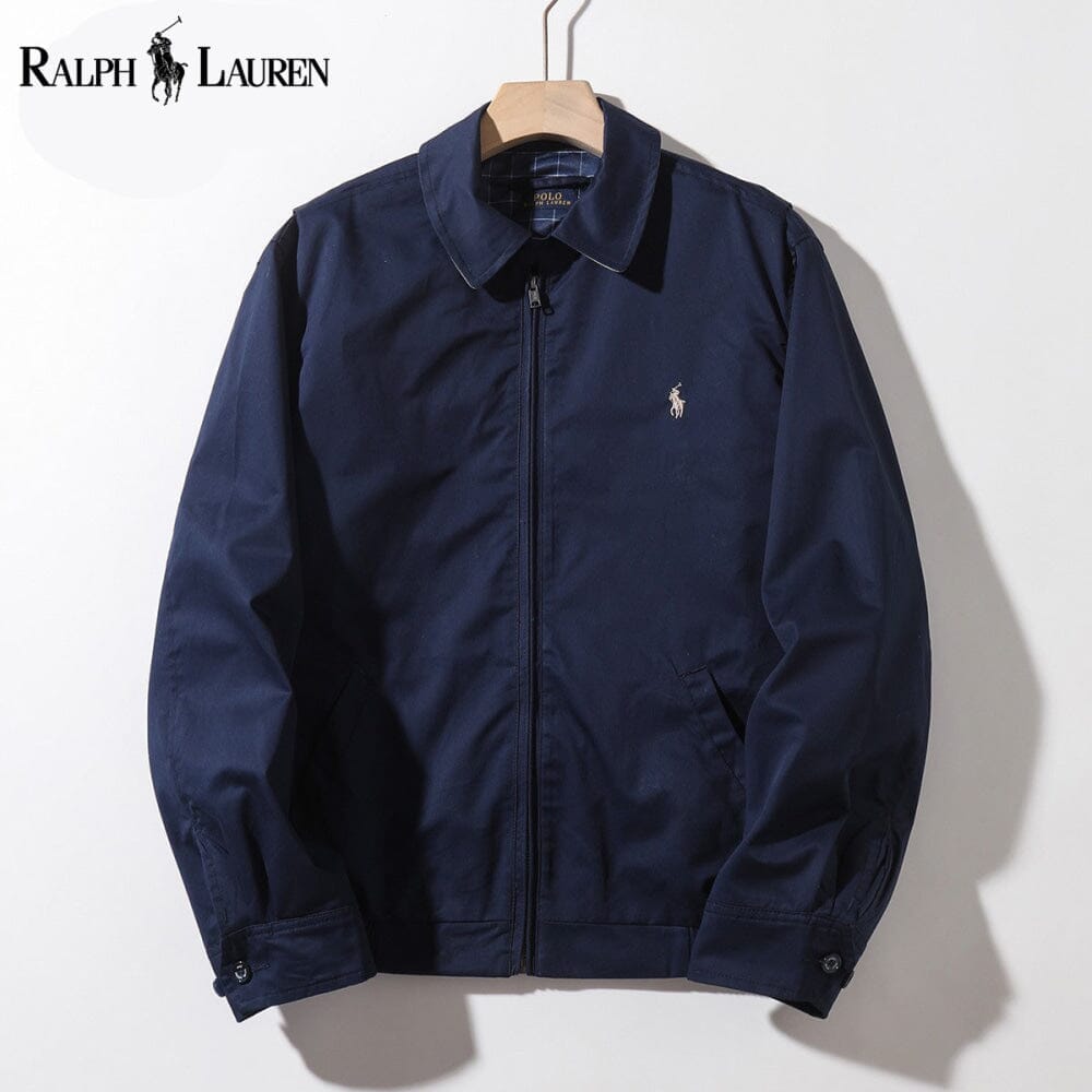 RL Classic Modern Bomber Jacket Ralph Lauren Luxvian Blue S 