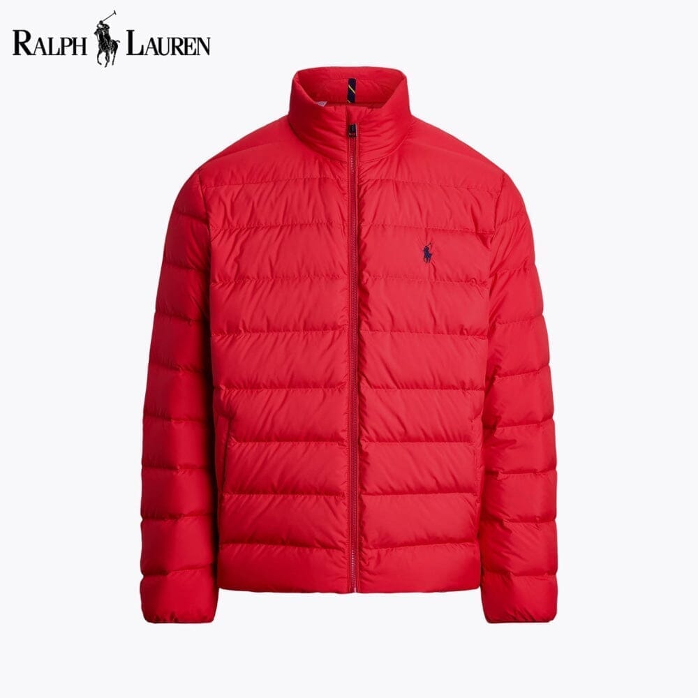 RL Colden Packable Down Jacket Ralph Lauren Montevaro Red S 