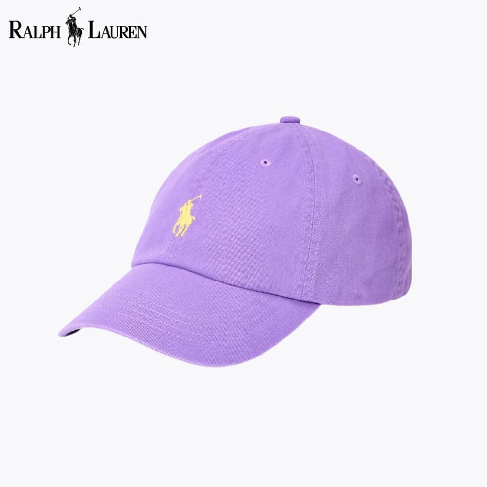 RL Cotton Chino Ball Cap Ralph Lauren Aurev Violet 
