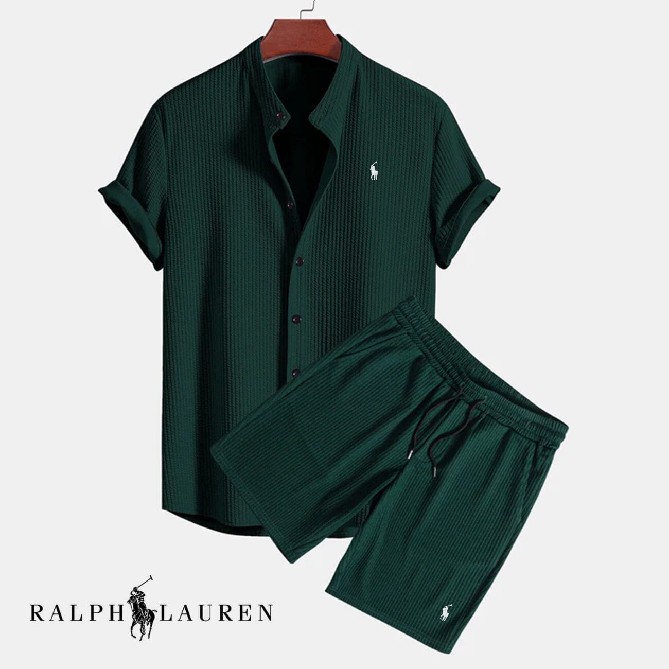 RL – Exclusive Men’s Set (2-Piece) Ralph Lauren Montevaro Dark Green S 