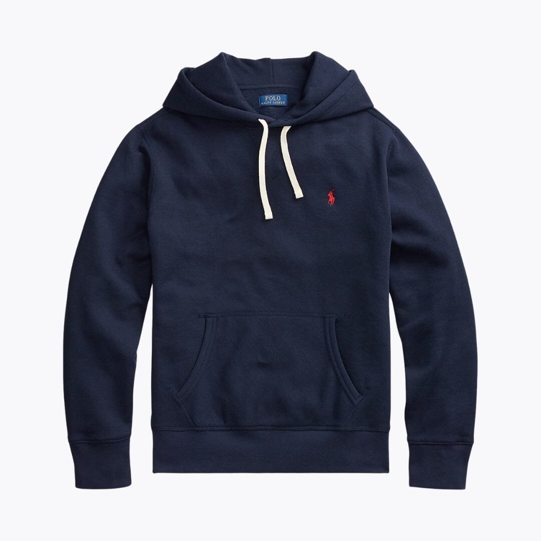 RL Fleece Hoodie Ralph Lauren Luxvian Cruise Navy S 