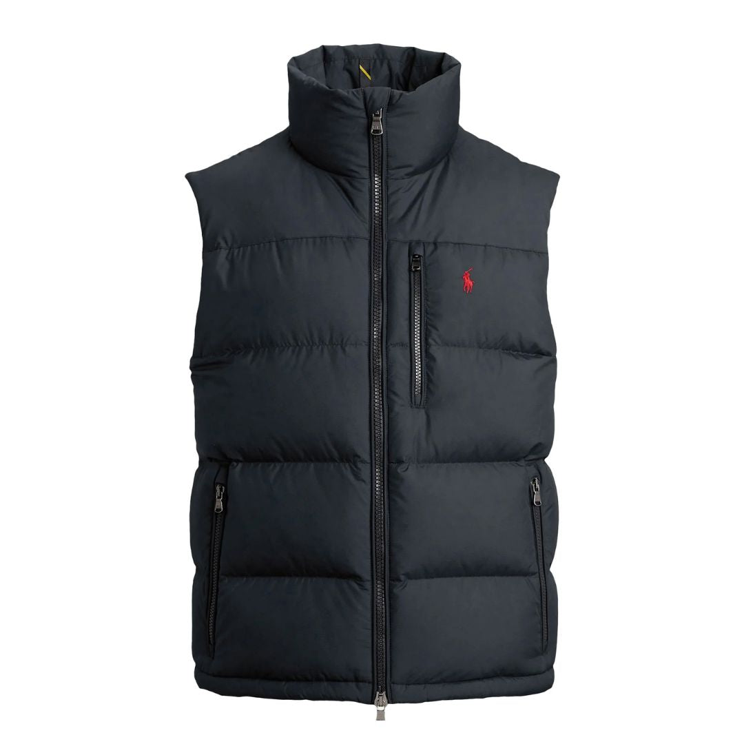 RL | Gilet Signature Homme – Déstockage Ralph Lauren Luxvian Noir Intemporel XS 