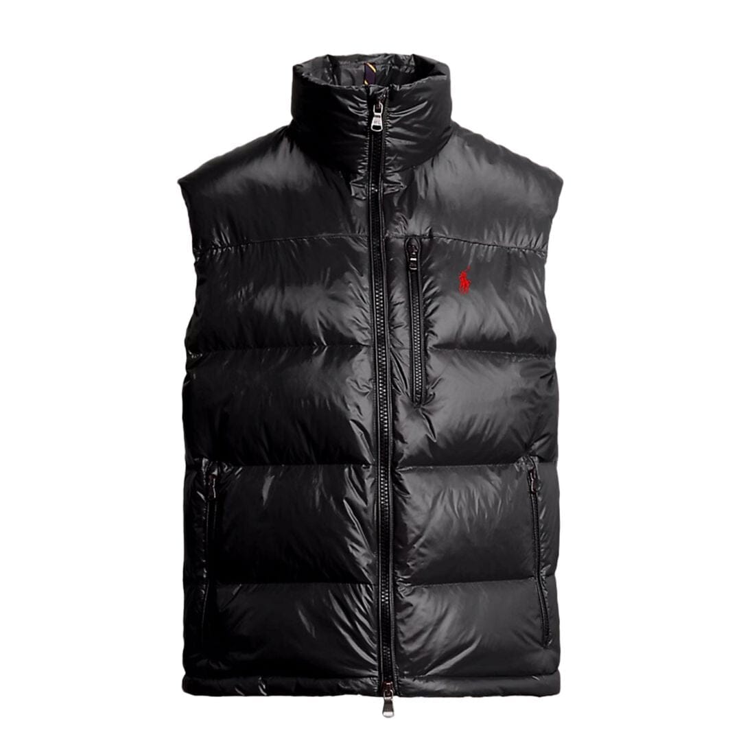 RL | Gilet Signature Homme – Déstockage Ralph Lauren Montevaro Black Prestige XS 