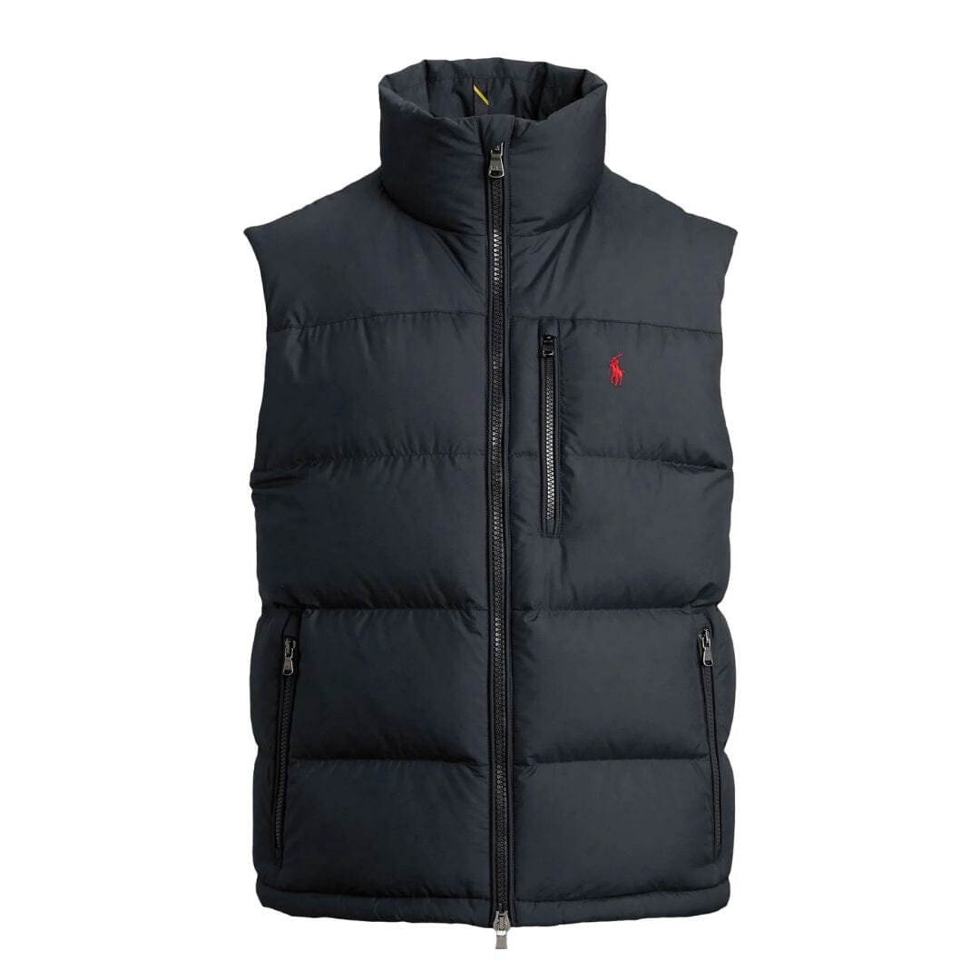RL | Gilet Signature Homme – Déstockage Ralph Lauren Montevaro Noir Intemporel XS 
