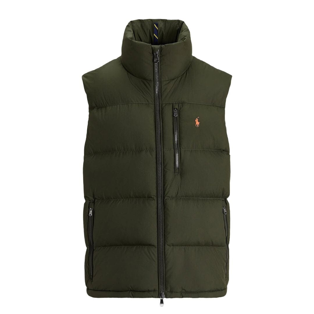 RL | Gilet Signature Homme – Déstockage Ralph Lauren Montevaro Vert Impérial XS 
