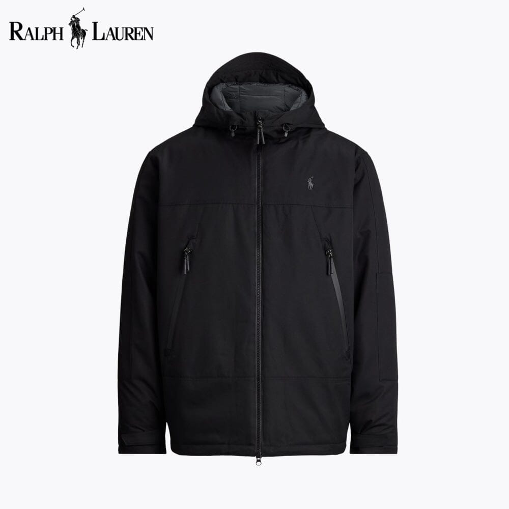 RL Insulated Hooded Jacket Ralph Lauren Luxvian Black S 