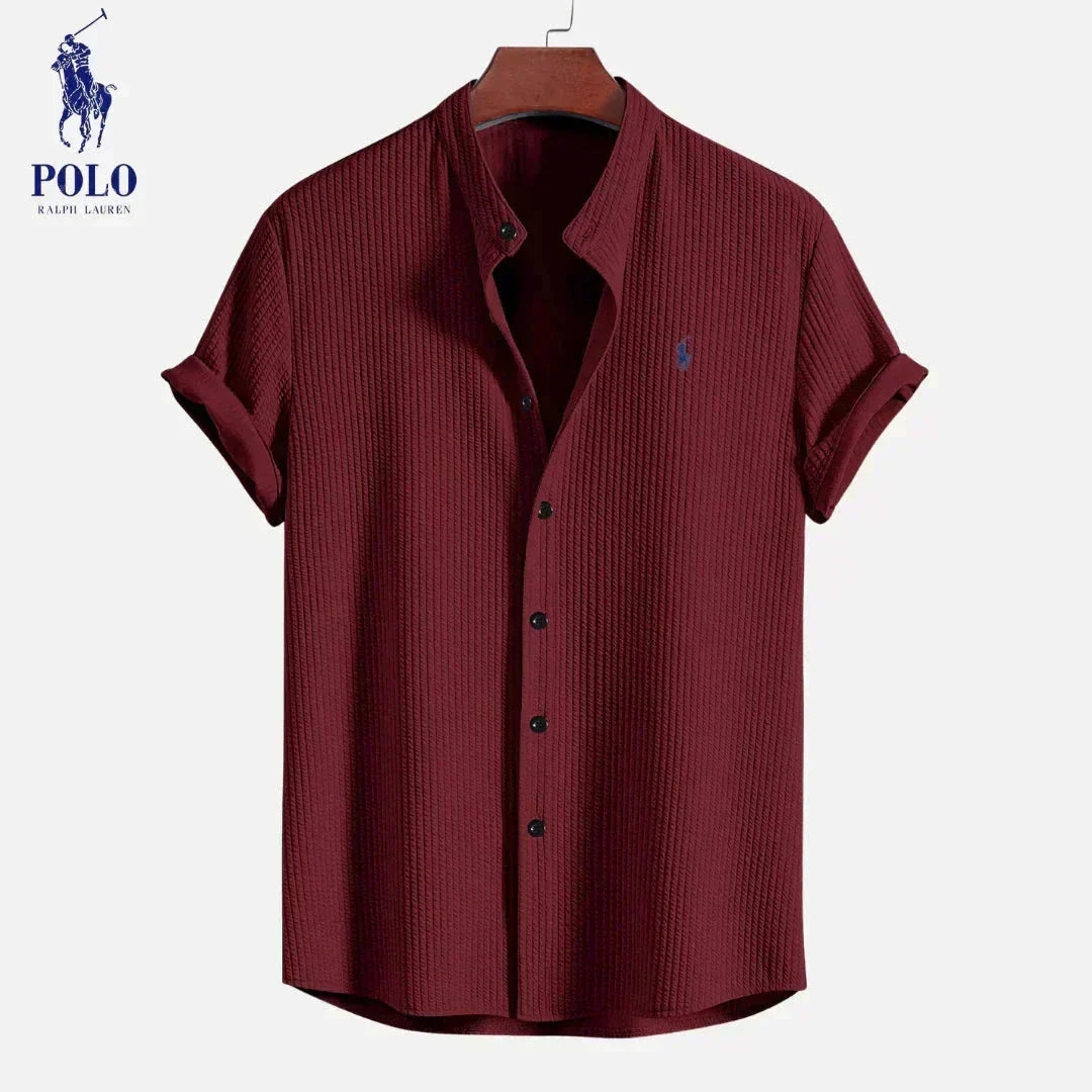 RL Men's Summer Shirt Ralph Lauren Luxvian Red S 