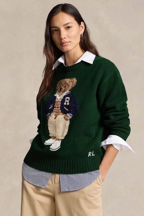 RL Sweater | Polo Bear Green Ralph Lauren Montevaro 