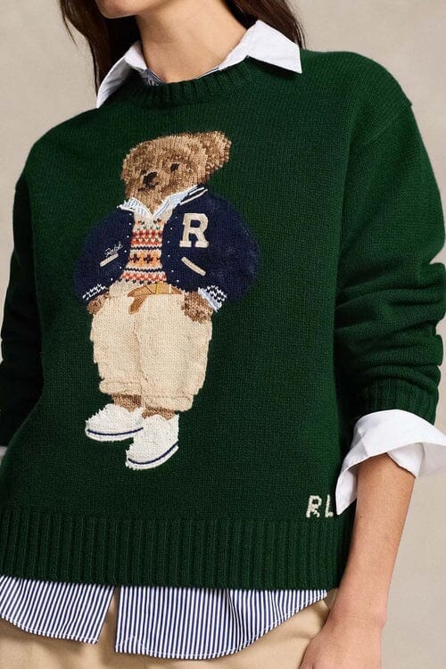 RL Sweater | Polo Bear Green Ralph Lauren Montevaro 