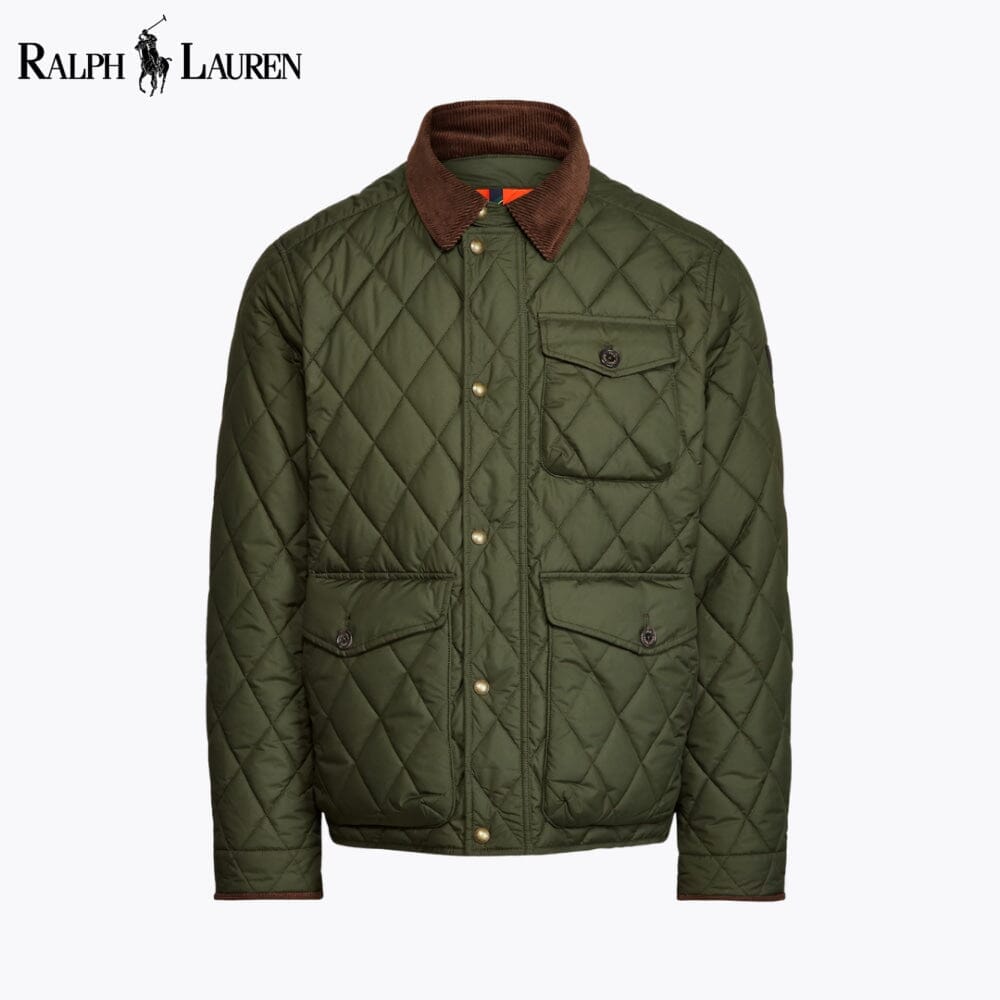 RL The Beaton Quilted Jacket Ralph Lauren Aurev Company Olive S 