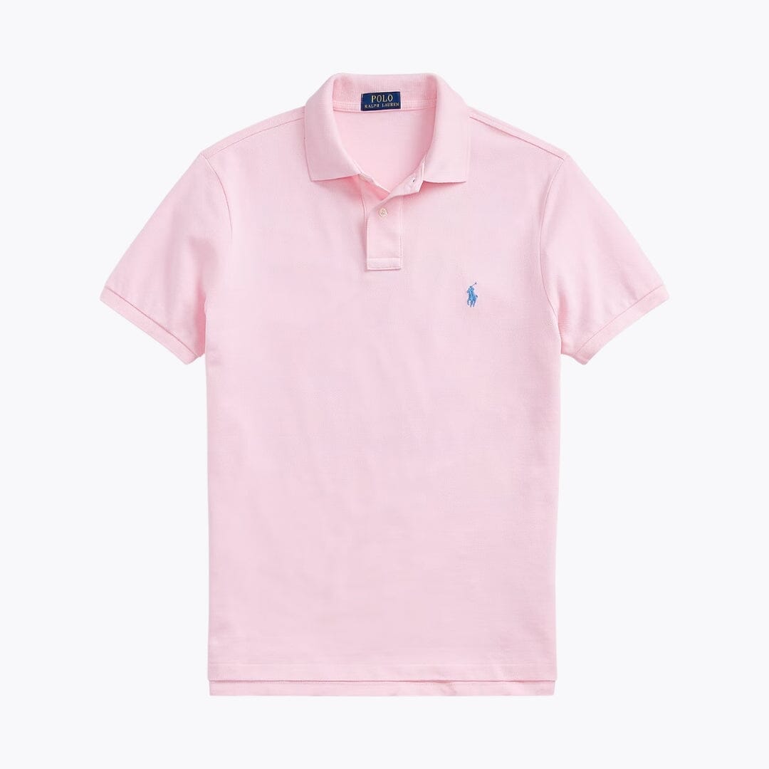 RL The Iconic Mesh Polo Shirt Ralph Lauren Aurev Pink/Blue S 