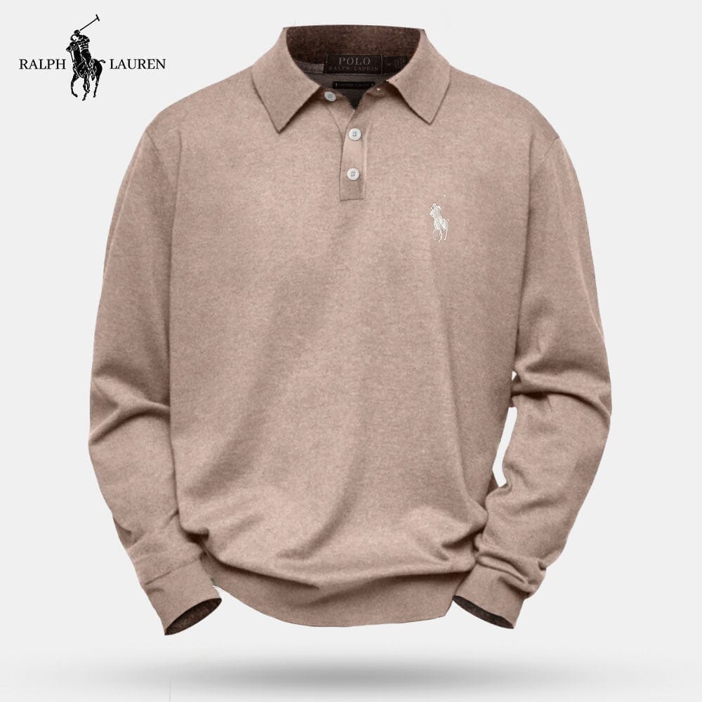 RL Victor | Men's Polo Shirt Ralph Lauren Montevaro Beige S 