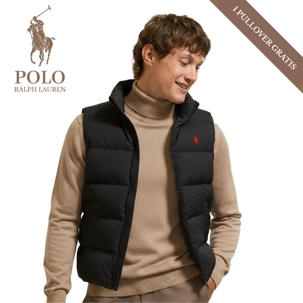 RL Weste + Gratis-Pullover (LAGERRÄUMUNG) Ralph Lauren Montevaro 