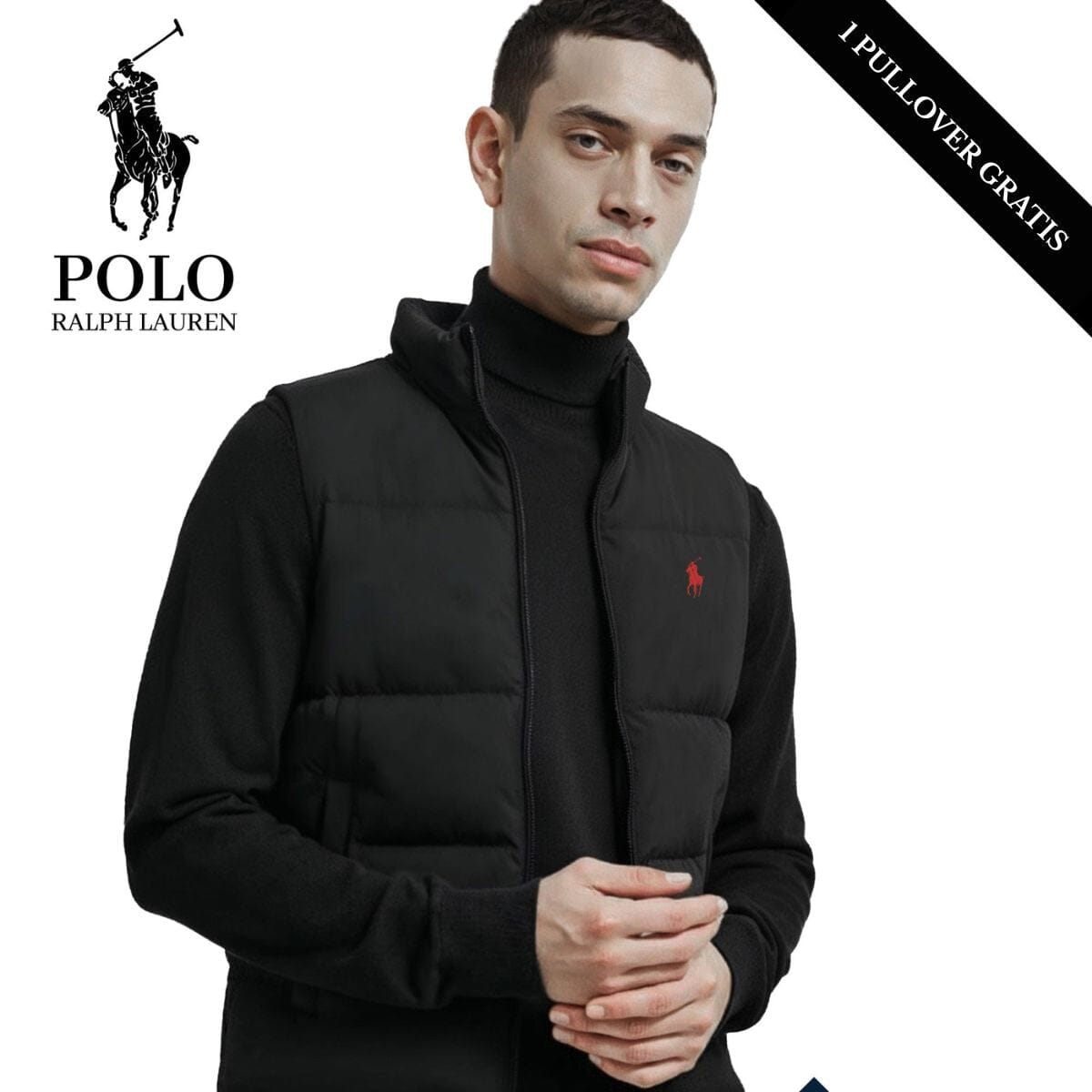RL Weste + Gratis-Pullover (LAGERRÄUMUNG) Ralph Lauren Montevaro 