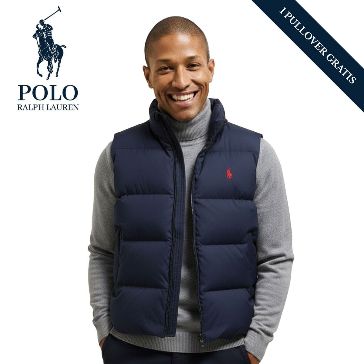 RL Weste + Gratis-Pullover (LAGERRÄUMUNG) Ralph Lauren Montevaro 