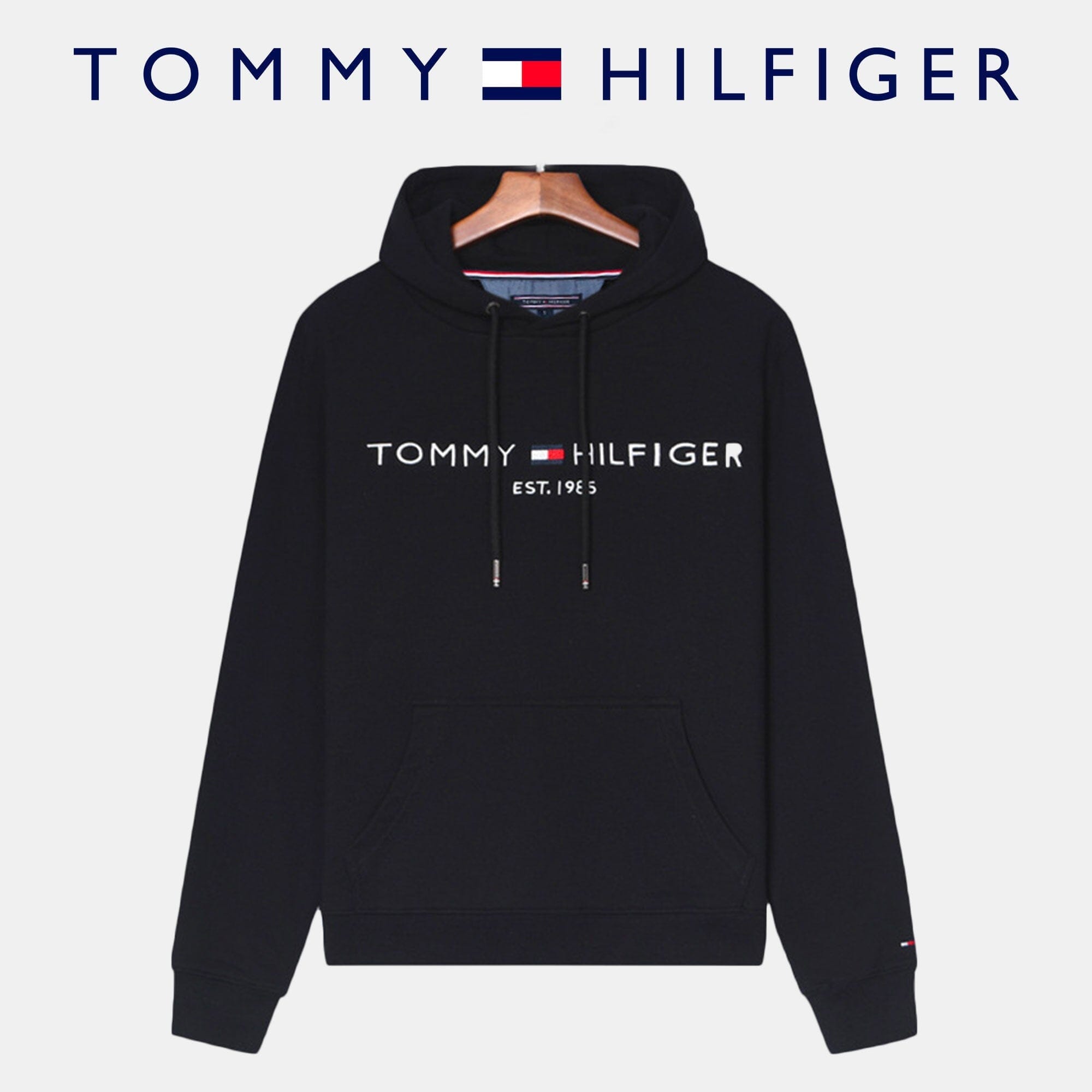 TH Men's Hoodie (Clearance) Tommy Hilfiger Luxvian Black M 