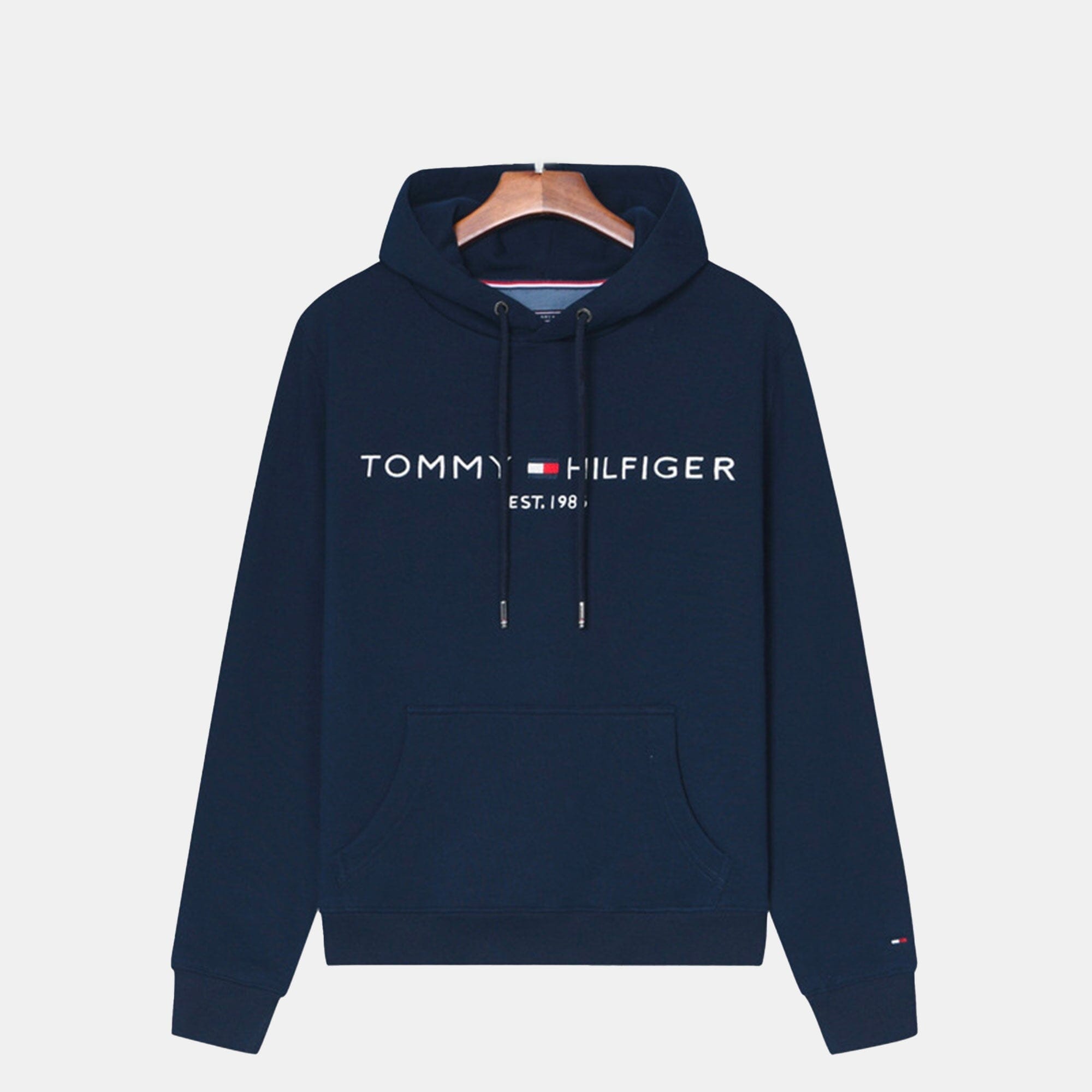 TH Premium Cotton Hoodie Tommy Hilfiger Aurev Blue S 