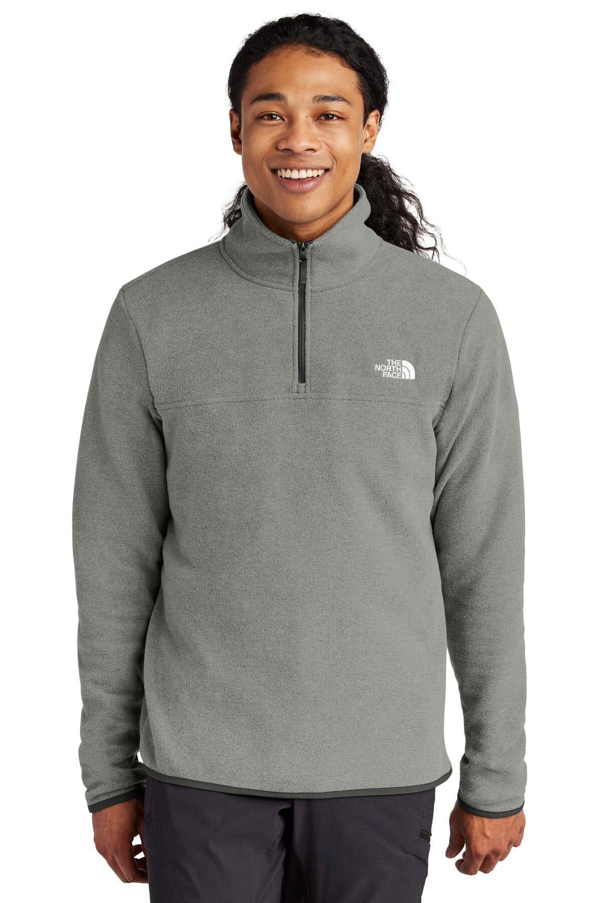 TNF Glacier 1/4-Zip Fleece The North Face Luxvian TNF Medium Grey Heather S 