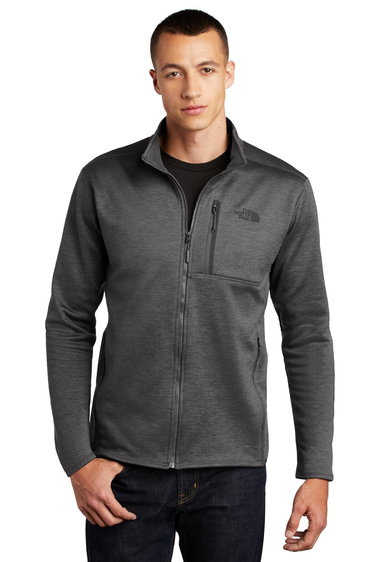 TNF Skyline Full-Zip Fleece Jacket The North Face Luxvian TNF Dark Grey Heather S 