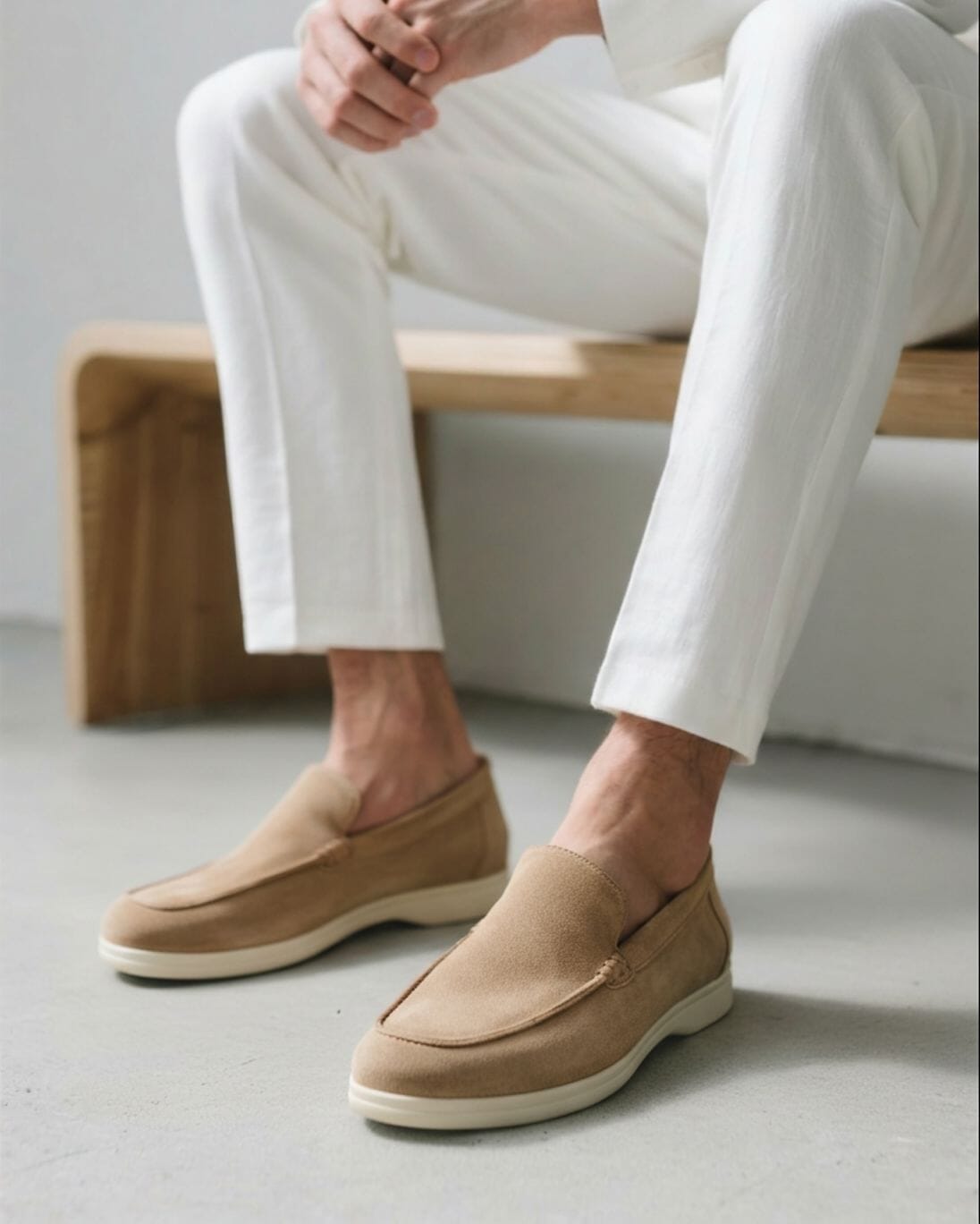 Wildleder Slipper Montevaro 
