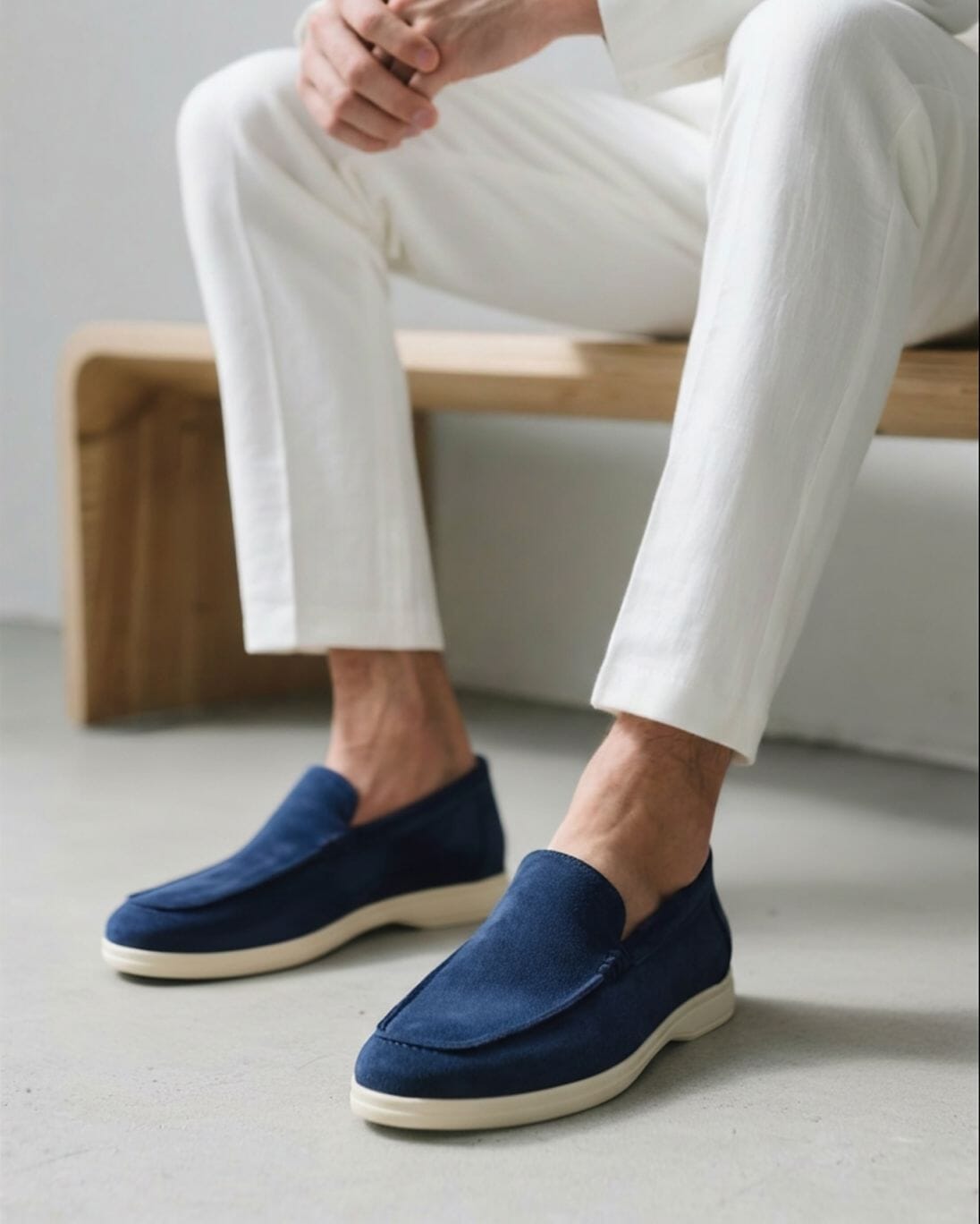Wildleder Slipper Montevaro 